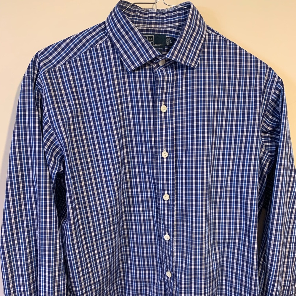 Polo Westerton Blue Casual Sport Shirt L